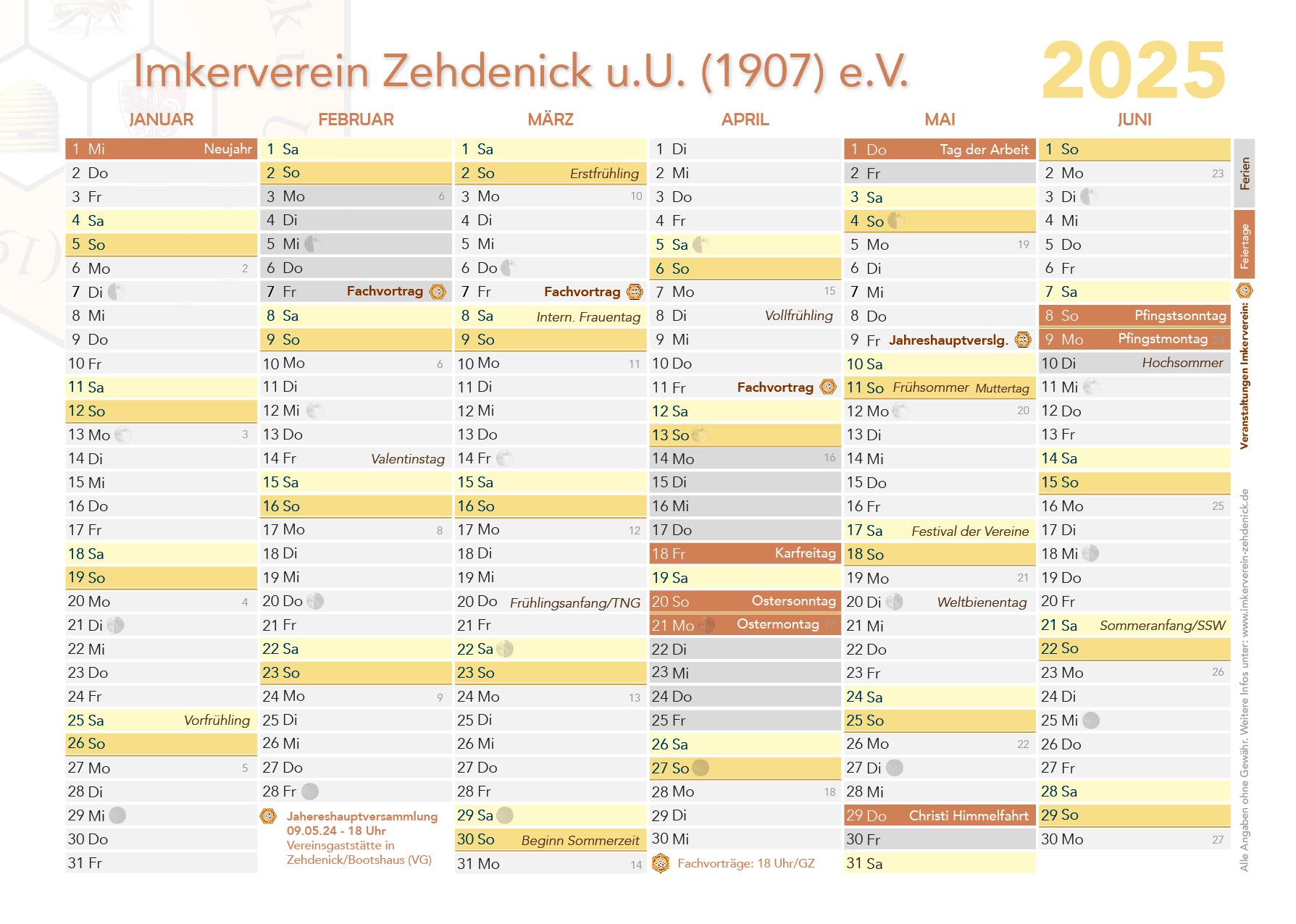 Kalender ImkervereinZehdenick 2025 END web